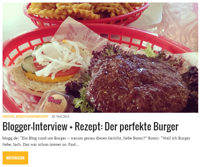 International Hamburger Day Interview blogg.de